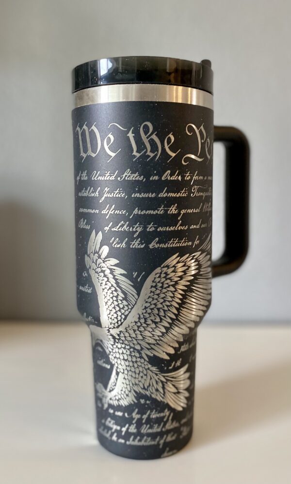 Freedom 40 oz Laser Engraved Tumbler - Image 2