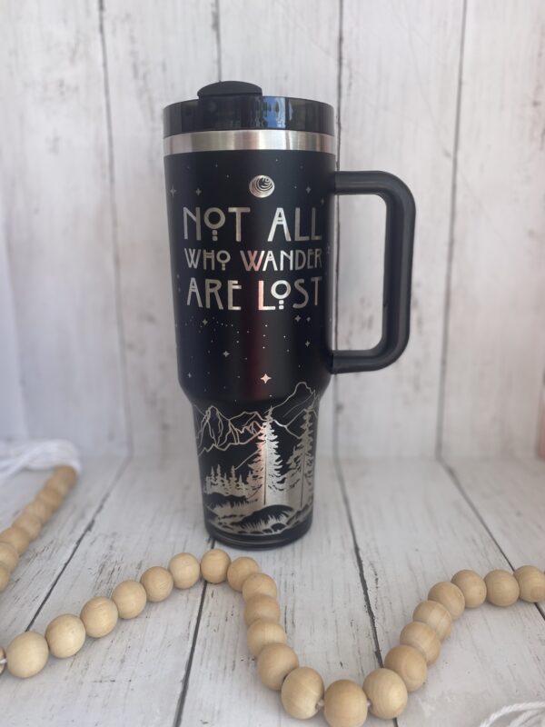 Not All Who Wander Are Lost 40 oz Tumbler - Image 4