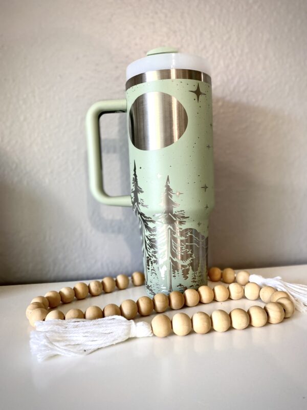 Hiking 40 oz Engraved Tumbler