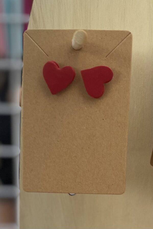 Heart Stud Earrings