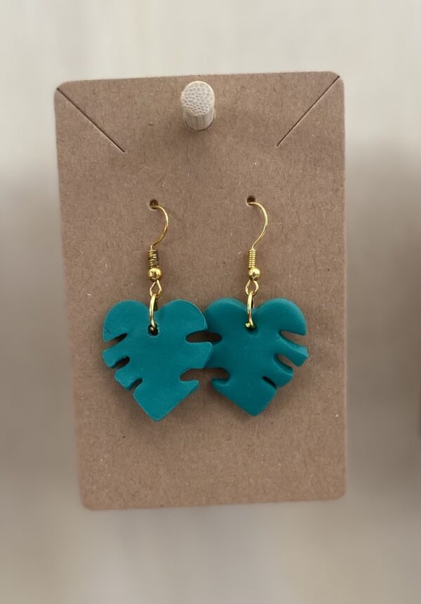 Monstera Earrings