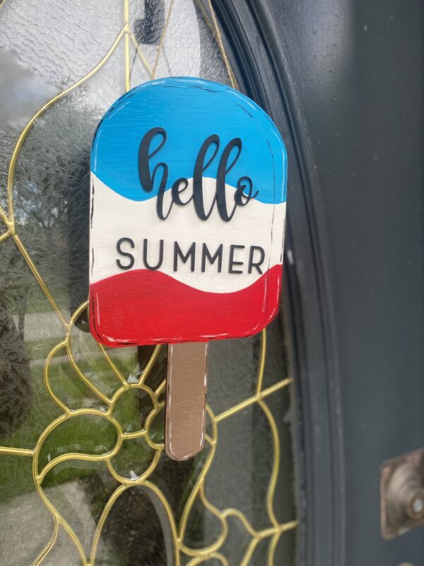 Bomb Pop Door Sign