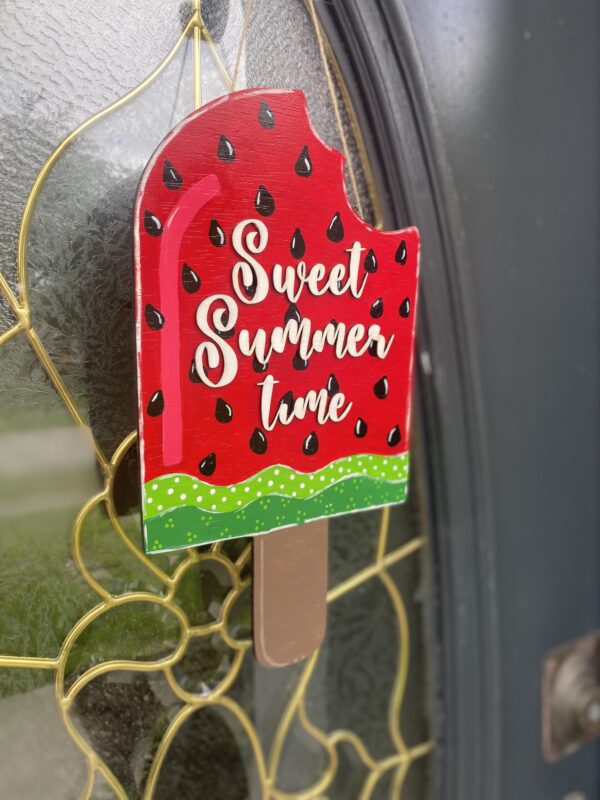 Watermelon Popsicle Door Sign - Image 2