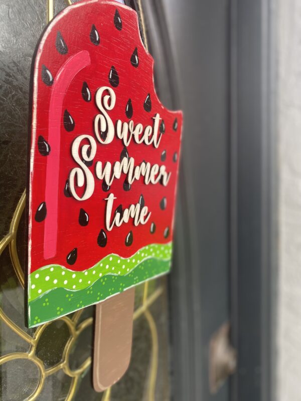 Watermelon Popsicle Door Sign - Image 3