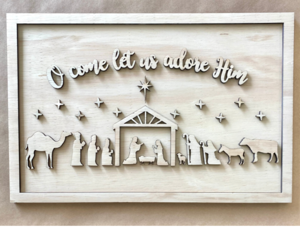 DIY - Nativity Sign