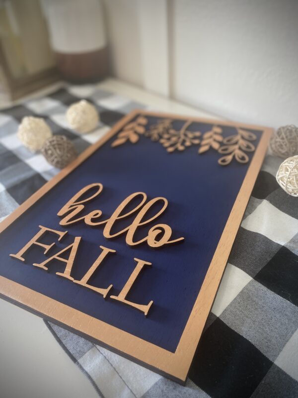 Hello Fall Sign - Image 2